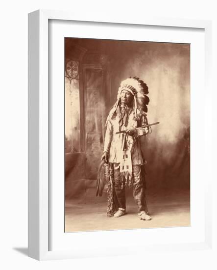 American Horse, Oglala Lakota Indian Chief-Science Source-Framed Giclee Print