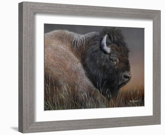 American Icon- Bison-Kevin Daniel-Framed Art Print