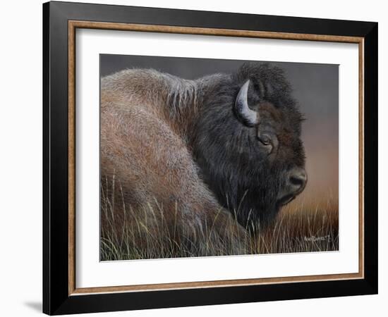 American Icon- Bison-Kevin Daniel-Framed Art Print