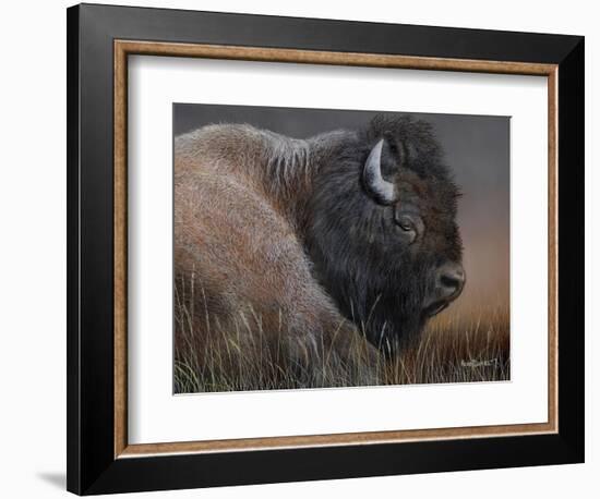 American Icon- Bison-Kevin Daniel-Framed Art Print