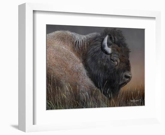 American Icon- Bison-Kevin Daniel-Framed Art Print