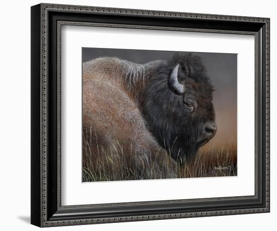 American Icon- Bison-Kevin Daniel-Framed Art Print