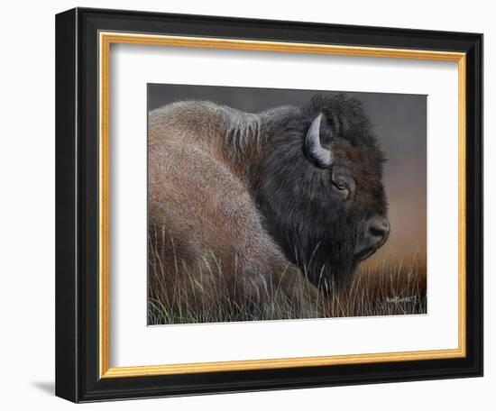 American Icon- Bison-Kevin Daniel-Framed Art Print