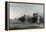 American Indians on Bison Hunt-Alfred Jacob Miller-Framed Stretched Canvas