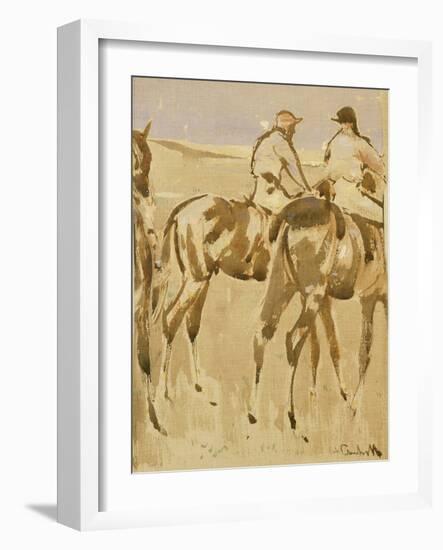 American Jockeys, or Racehorses-Joseph Crawhall-Framed Giclee Print