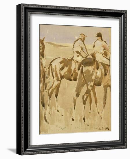 American Jockeys, or Racehorses-Joseph Crawhall-Framed Giclee Print