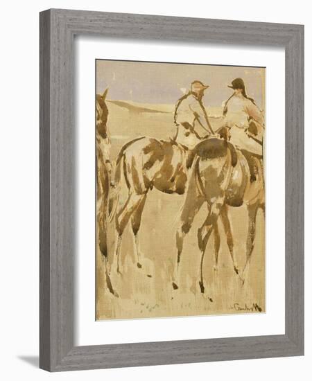 American Jockeys, or Racehorses-Joseph Crawhall-Framed Giclee Print