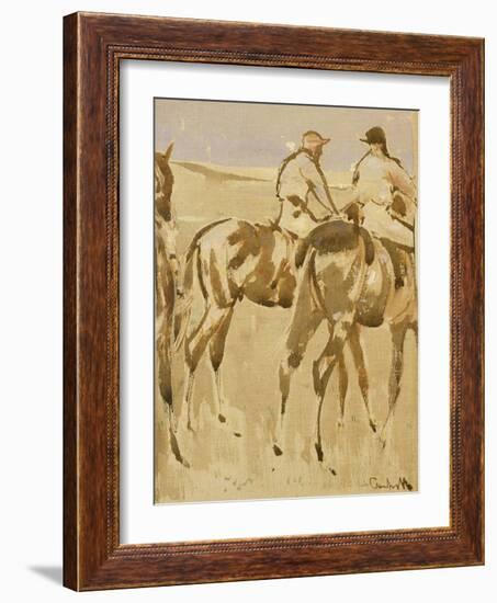 American Jockeys, or Racehorses-Joseph Crawhall-Framed Giclee Print