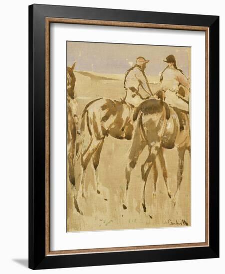 American Jockeys, or Racehorses-Joseph Crawhall-Framed Giclee Print