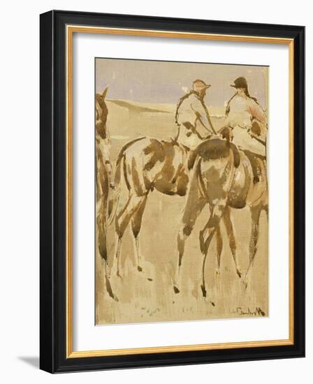 American Jockeys, or Racehorses-Joseph Crawhall-Framed Giclee Print