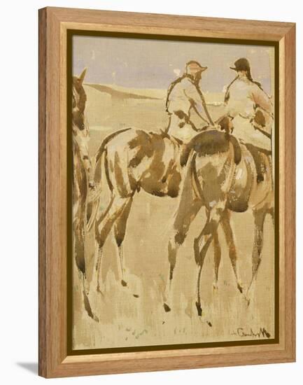 American Jockeys, or Racehorses-Joseph Crawhall-Framed Premier Image Canvas