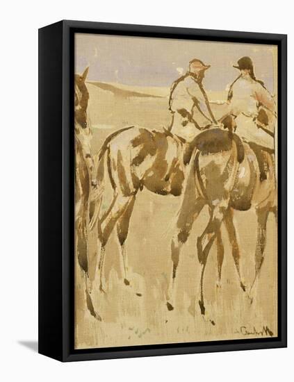 American Jockeys, or Racehorses-Joseph Crawhall-Framed Premier Image Canvas