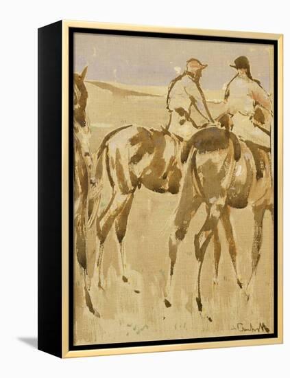 American Jockeys, or Racehorses-Joseph Crawhall-Framed Premier Image Canvas