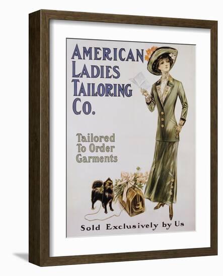 American Ladies Tailoring Co. Poster-null-Framed Giclee Print