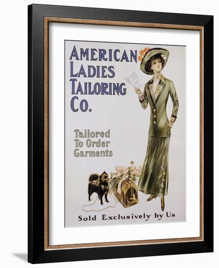 American Ladies Tailoring Co. Poster-null-Framed Giclee Print
