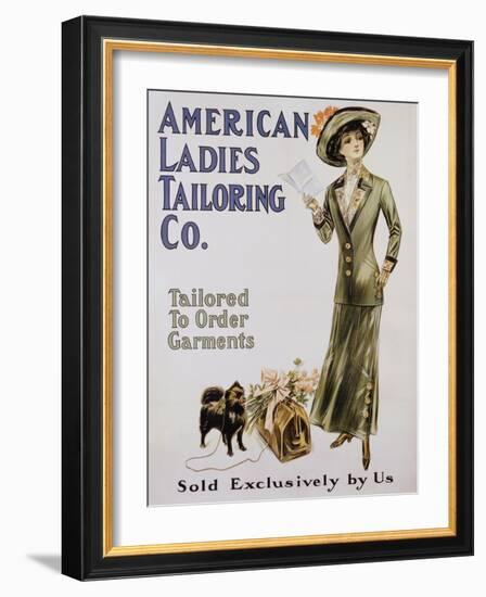 American Ladies Tailoring Co. Poster-null-Framed Giclee Print