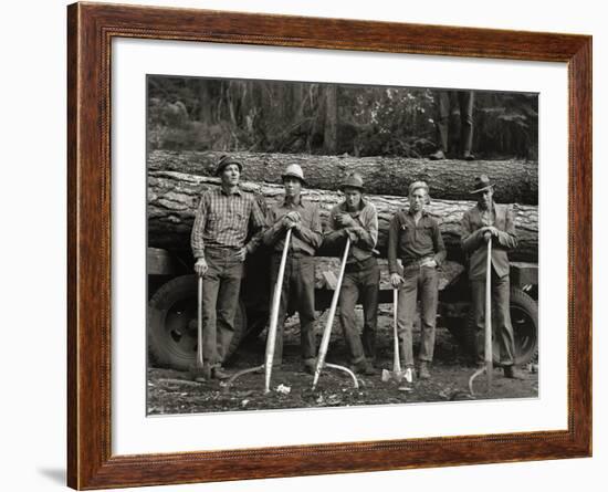 American Loggers, 1939-null-Framed Photographic Print