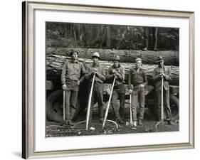 American Loggers, 1939-null-Framed Photographic Print