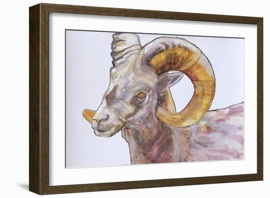 American Long Horn, 2004-Lou Gibbs-Framed Giclee Print