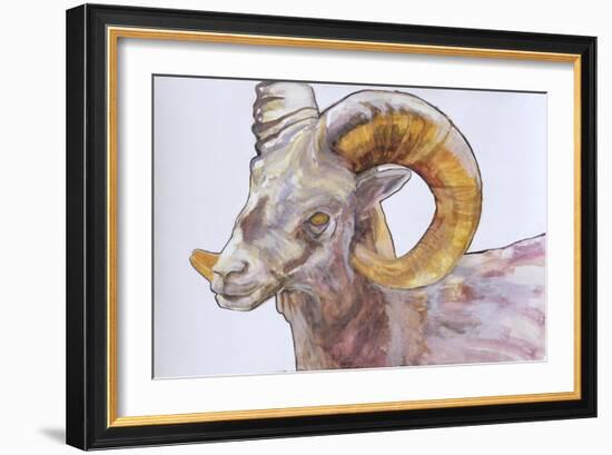 American Long Horn, 2004-Lou Gibbs-Framed Giclee Print