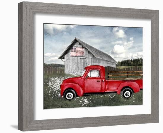 American Made Truck-Kimberly Allen-Framed Art Print