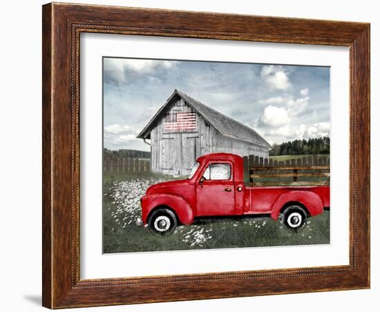 American Made Truck-Kimberly Allen-Framed Art Print