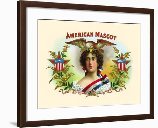 American Mascot-null-Framed Art Print