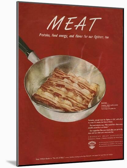 American Meat Institute, USA-null-Mounted Giclee Print