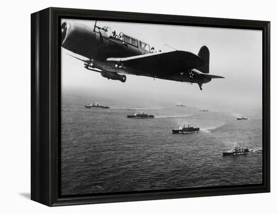 American Military Convoy in the South Atlantic Ocean-null-Framed Stretched Canvas