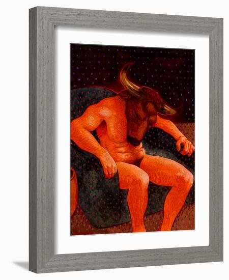 American Minotaur-John Newcomb-Framed Giclee Print