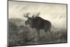 American Moose-R^ Hinshelwood-Mounted Art Print