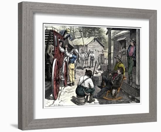 American Notes by Charles Dickens-Arthur Burdett Frost-Framed Giclee Print