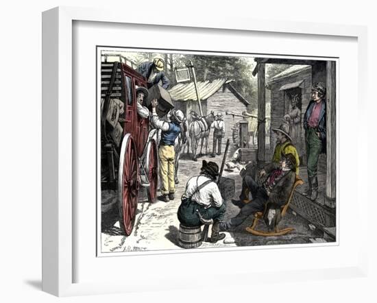 American Notes by Charles Dickens-Arthur Burdett Frost-Framed Giclee Print