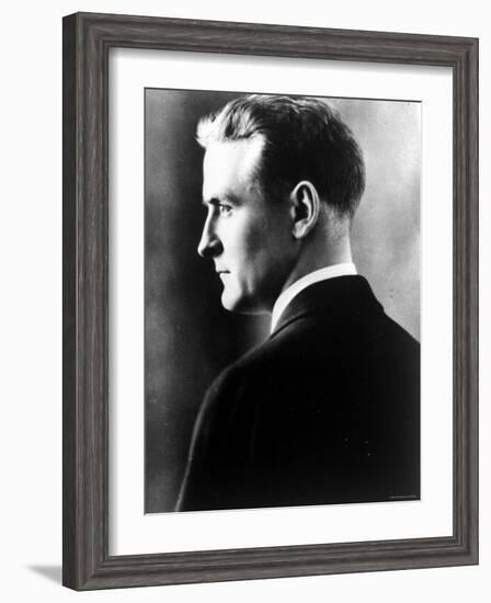 American Novelist Francis Scott Key Fitzgerald-null-Framed Premium Photographic Print