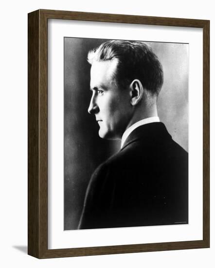 American Novelist Francis Scott Key Fitzgerald-null-Framed Premium Photographic Print