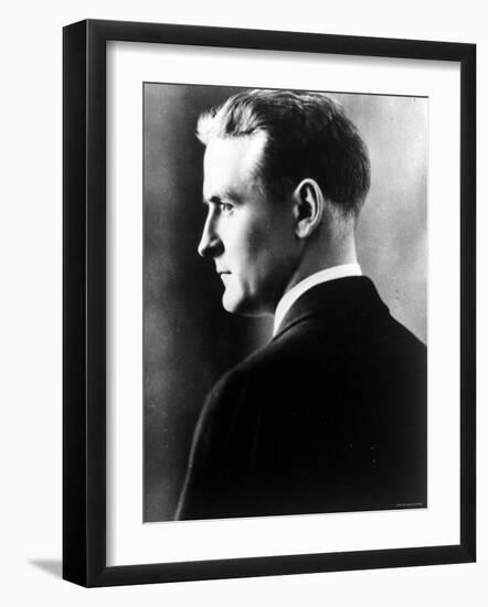 American Novelist Francis Scott Key Fitzgerald-null-Framed Premium Photographic Print