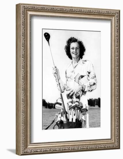 American Olympic Athlete Babe Didrikson, 1954-null-Framed Photo