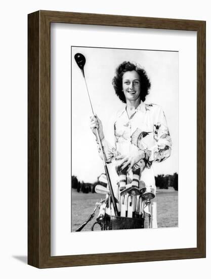 American Olympic Athlete Babe Didrikson, 1954-null-Framed Photo