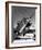 American P-47 Thunderbolt Fighter Plane and its Pilot-Dmitri Kessel-Framed Photographic Print