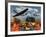 American P-51 Mustang Fighter Planes Destroy a UFO-Stocktrek Images-Framed Photographic Print