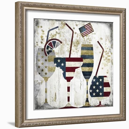 American Party-Color Bakery-Framed Giclee Print