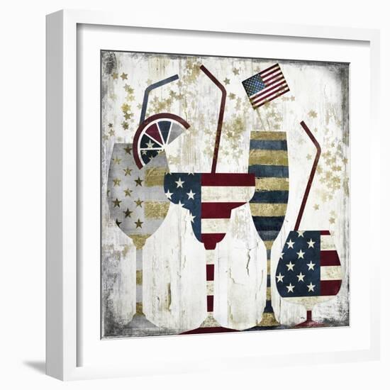 American Party-Color Bakery-Framed Giclee Print
