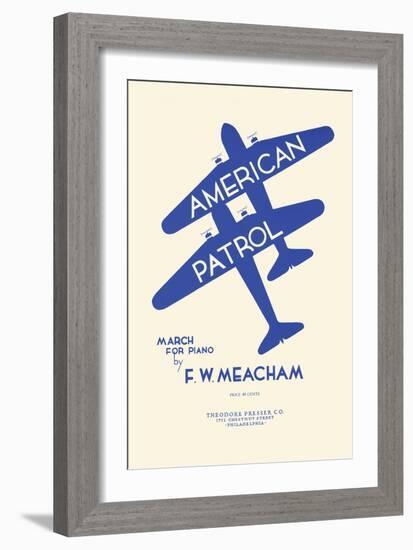 American Patrol-null-Framed Art Print