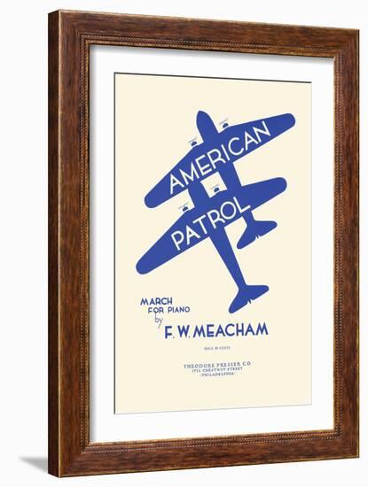 American Patrol-null-Framed Art Print