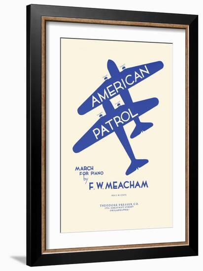 American Patrol-null-Framed Art Print