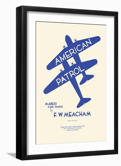 American Patrol-null-Framed Art Print