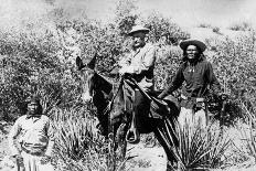 Texas Rangers Armed with Revolvers and Winchester Rifles, 1890 (B/W Photo)-American Photographer-Giclee Print