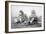 American Pioneer Family, C.1870 (B/W Photo)-American Photographer-Framed Giclee Print