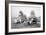 American Pioneer Family, C.1870 (B/W Photo)-American Photographer-Framed Giclee Print