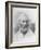 American Poet Walt Whitman Above Reproduction of Signature and Notation Reading-null-Framed Photographic Print